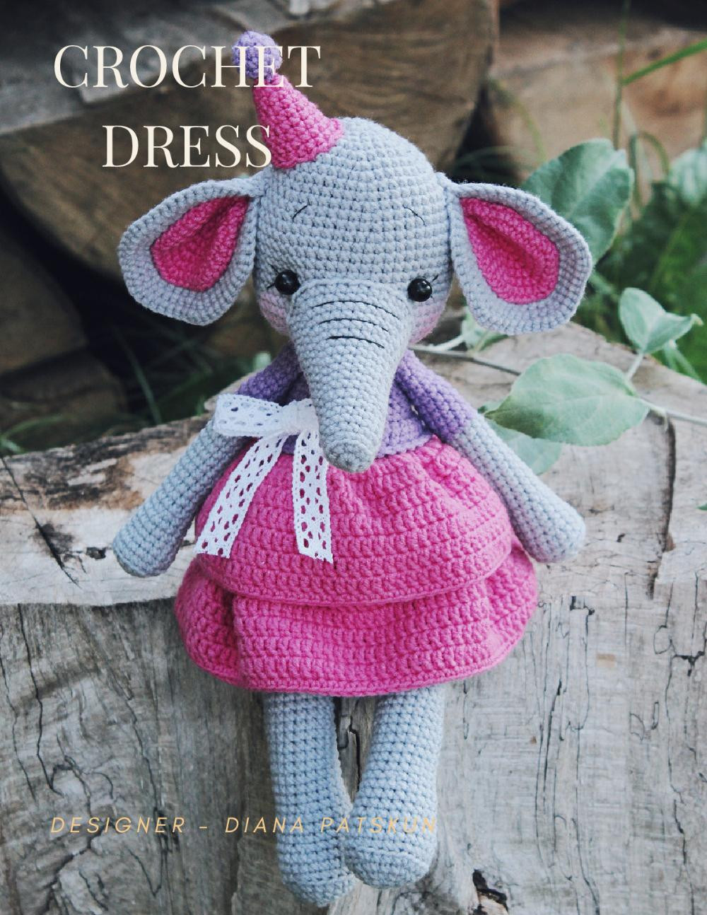 ELEPHANT WENDY crochet pattern