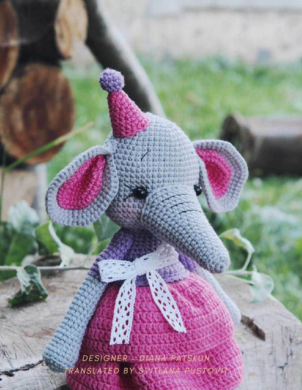 ELEPHANT WENDY crochet pattern