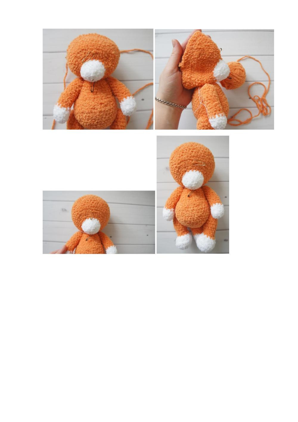 English crochet pattern «Little Fox»