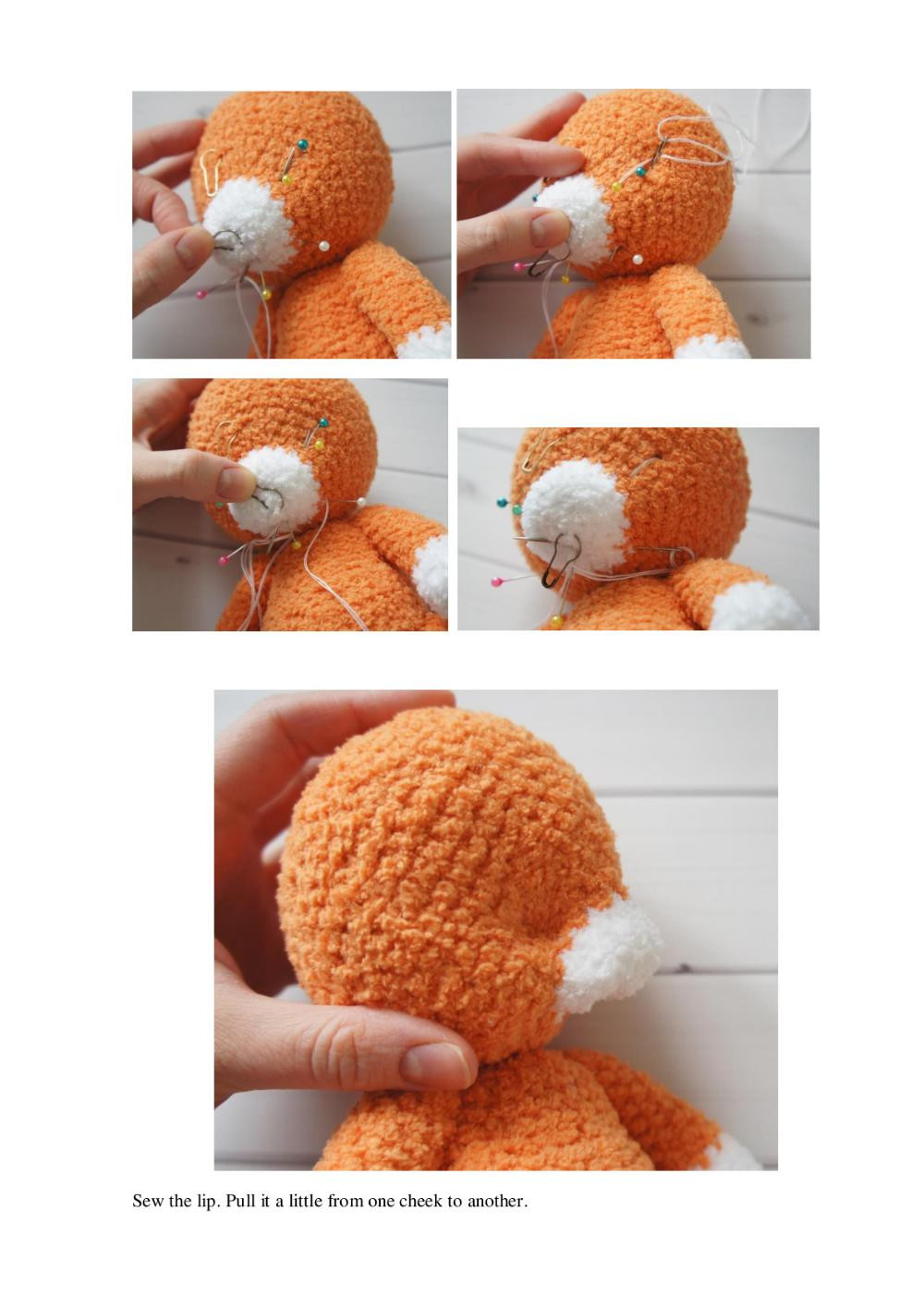 English crochet pattern «Little Fox»