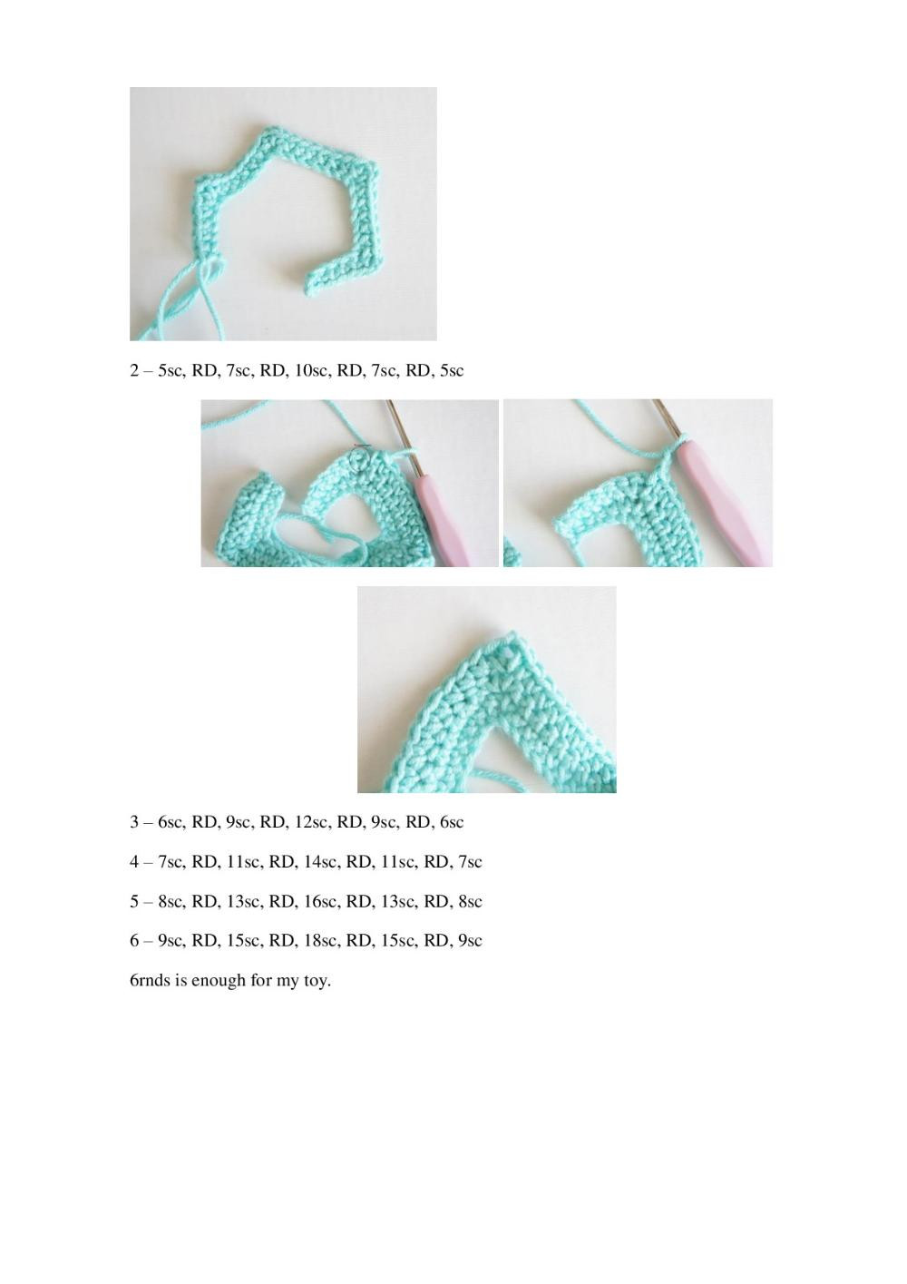 English crochet pattern «Little Fox»