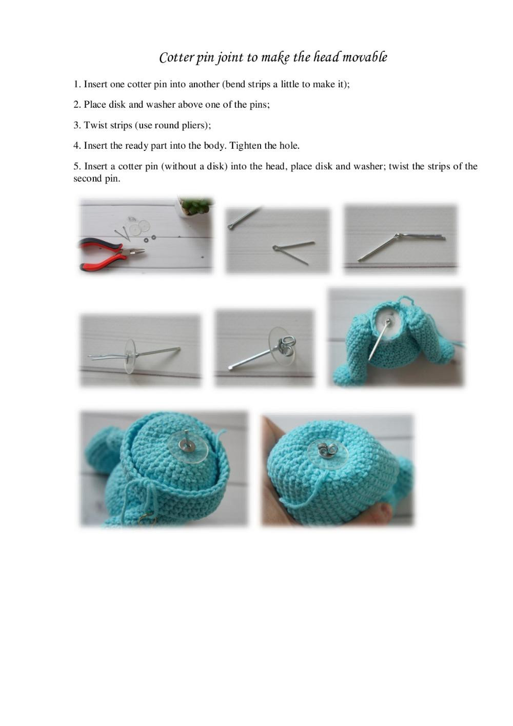 English crochet pattern «Little Fox»