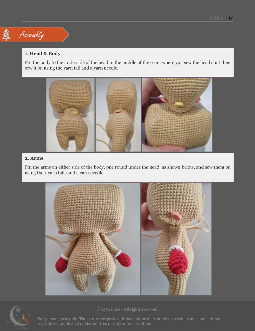 Evie doll crochet pattern