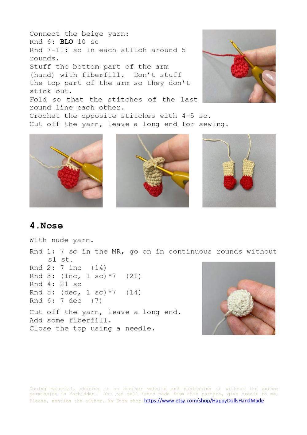 Fast Food Gnomes crochet pattern