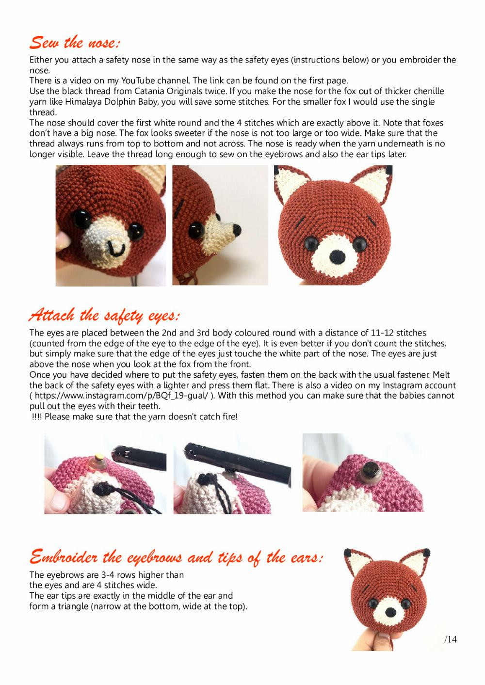 Foxi, the big fox Pattern