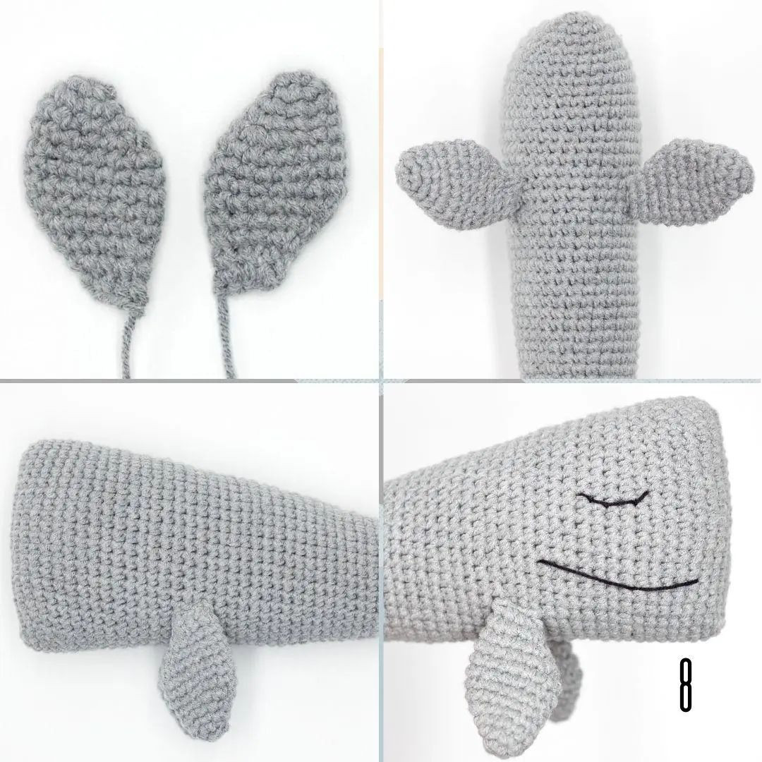 free crochet pattern gray whale