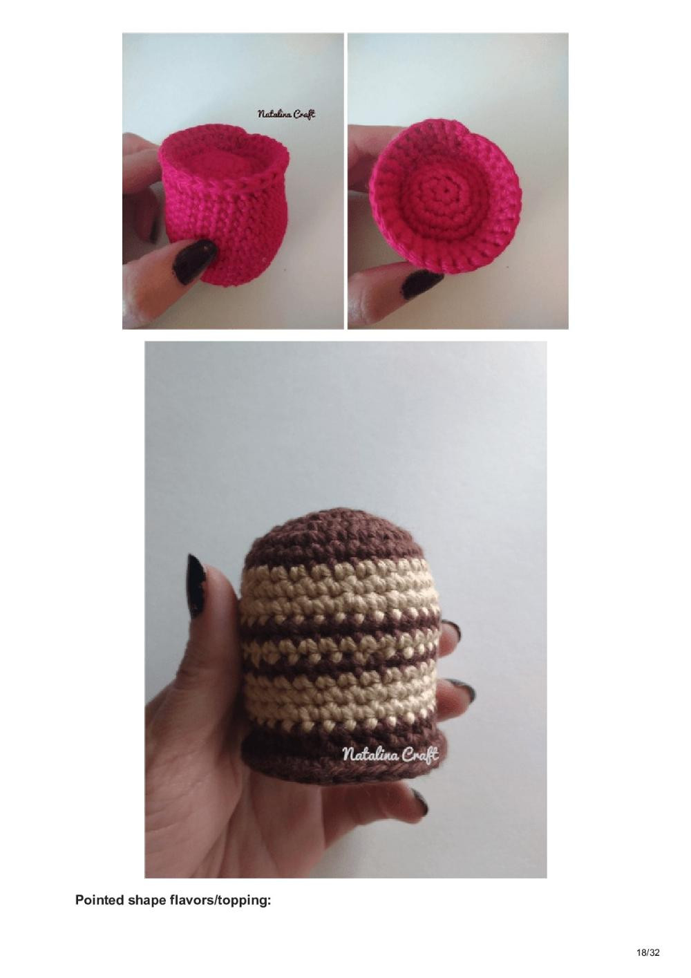 Free crochet pattern: Make your own ice cream