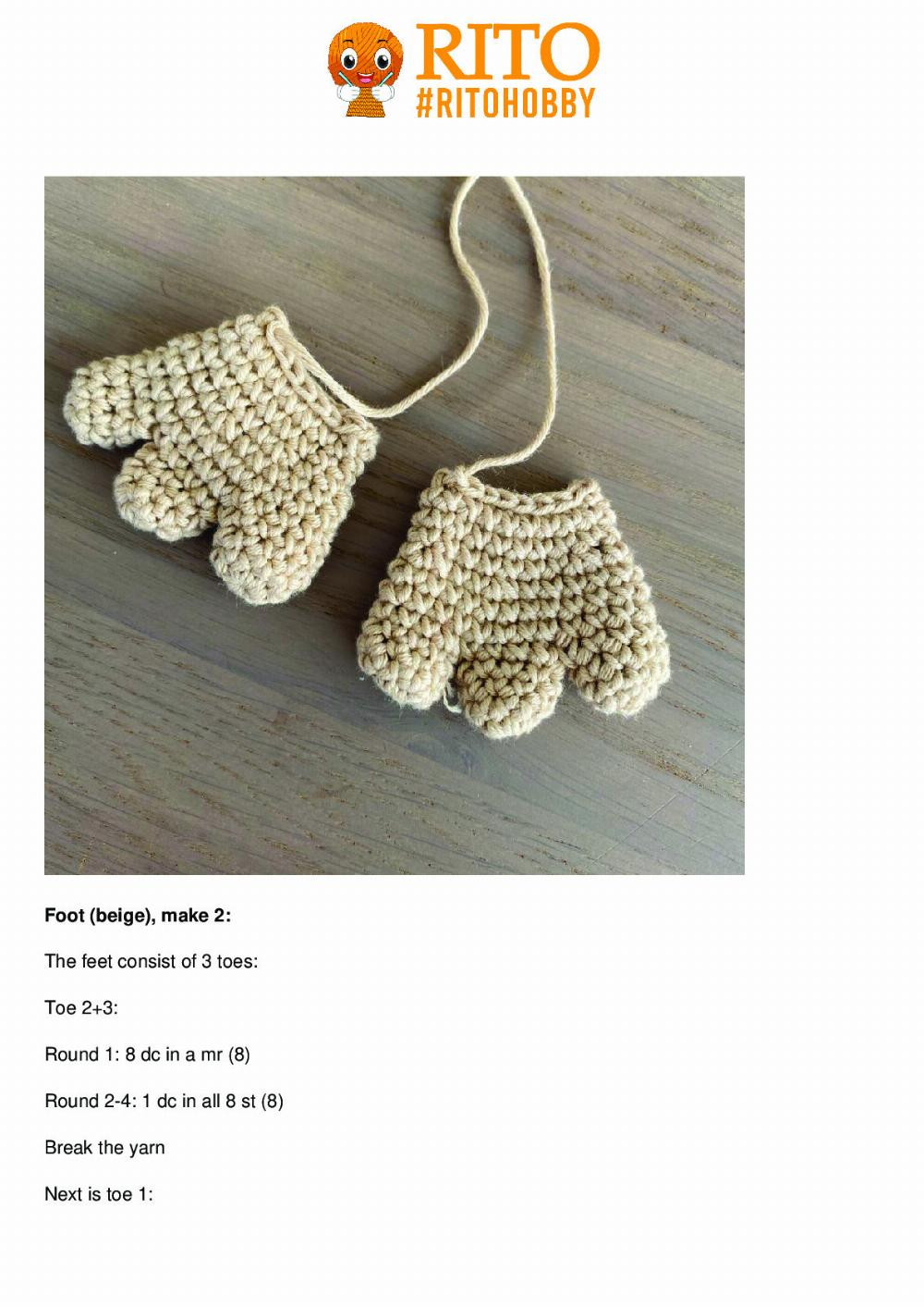 Free Crochet Pattern: Molly The Mole