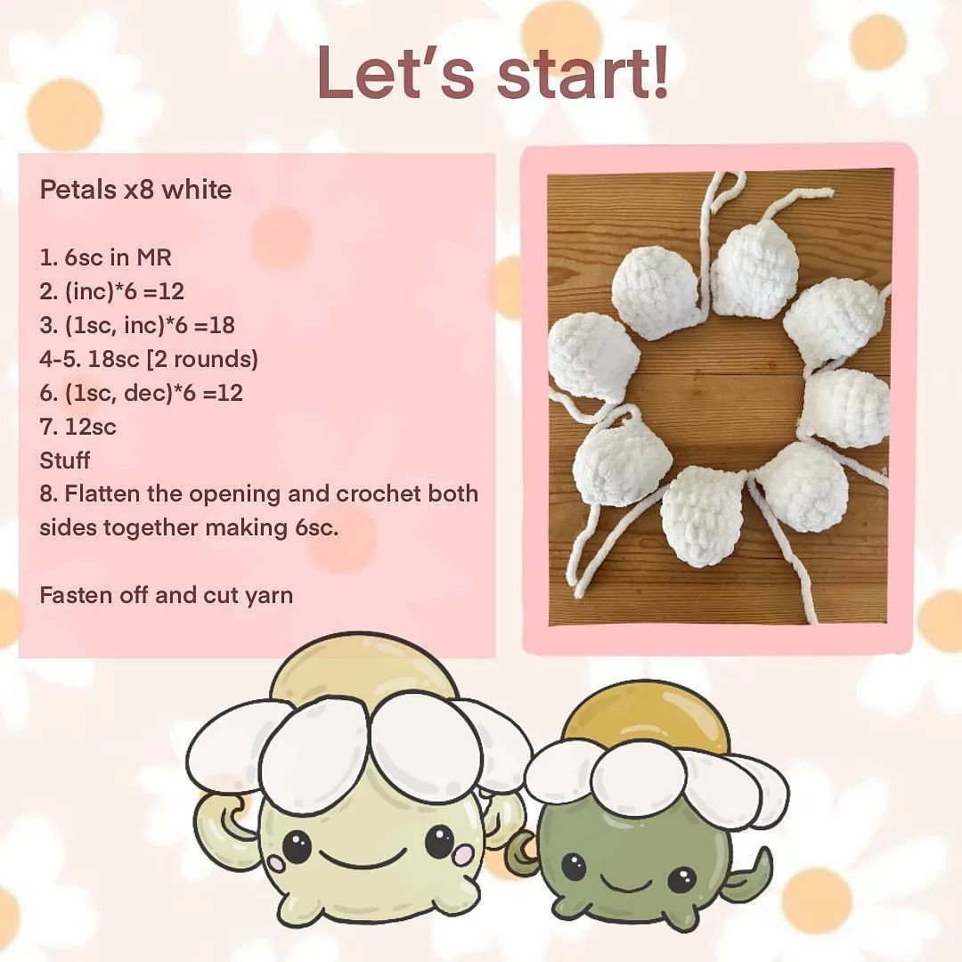 Free daisy fellow pattern 🌼!