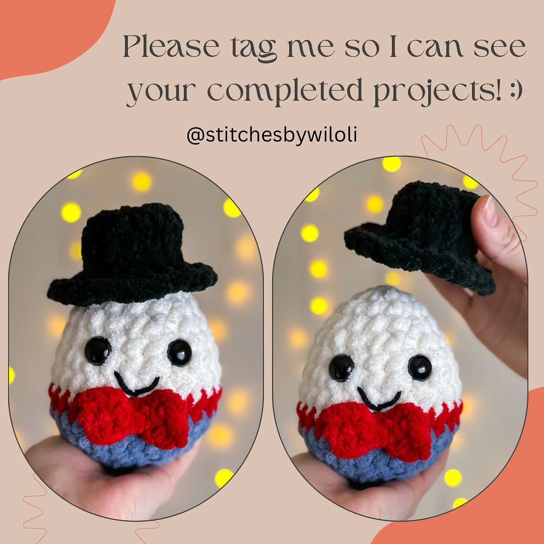 free humpty dumpty egg pattern