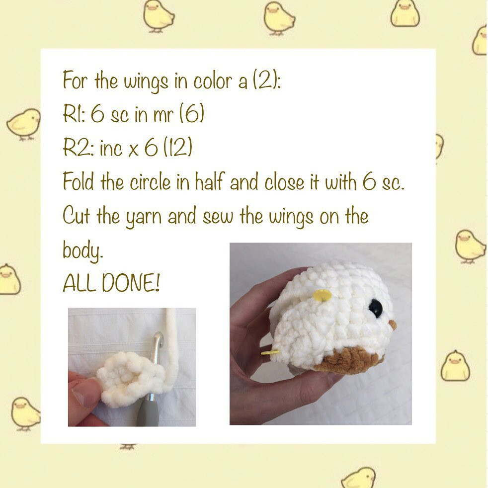 free little chick pattern