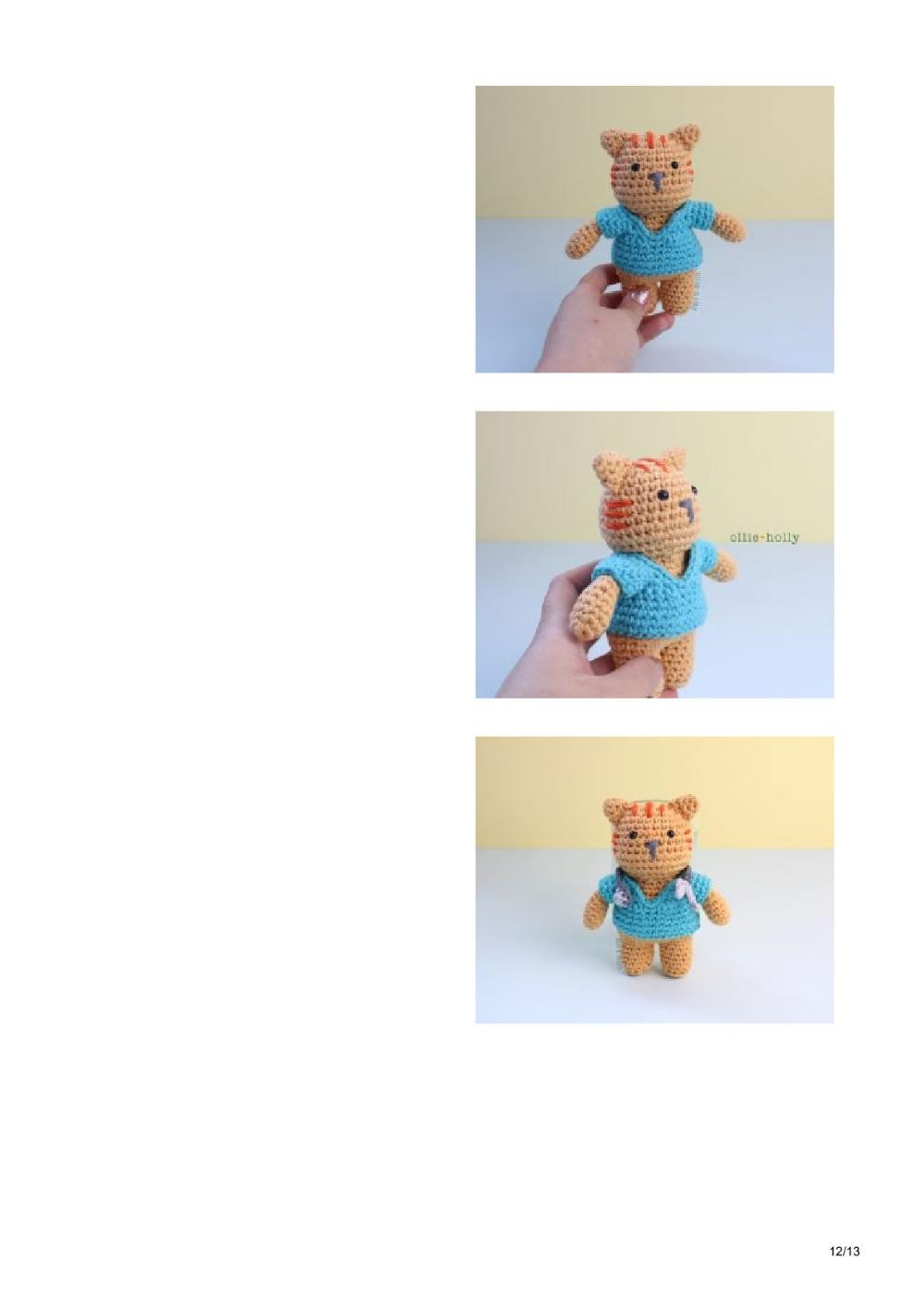 Free Nurse Cat Amigurumi Crochet Pattern