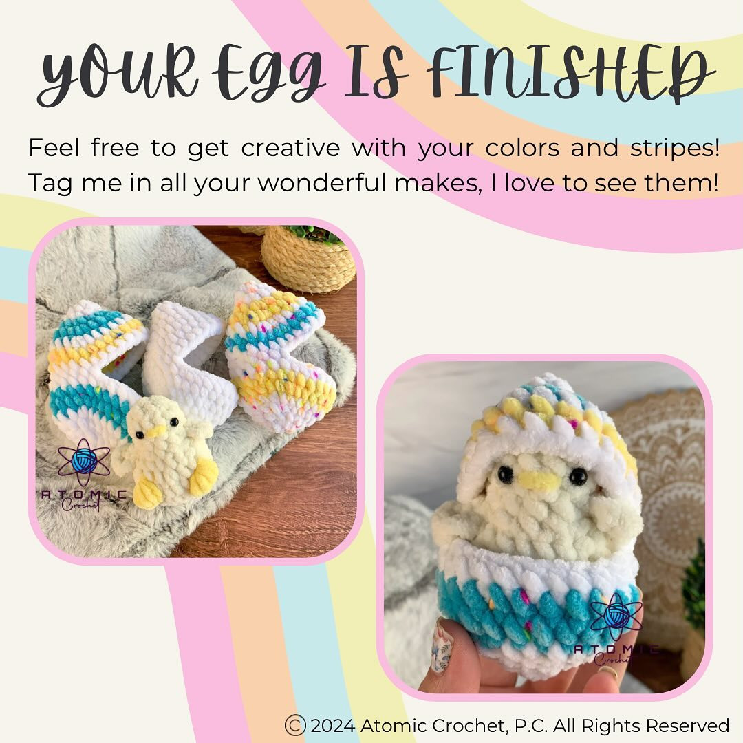 free pattern baby bird egg