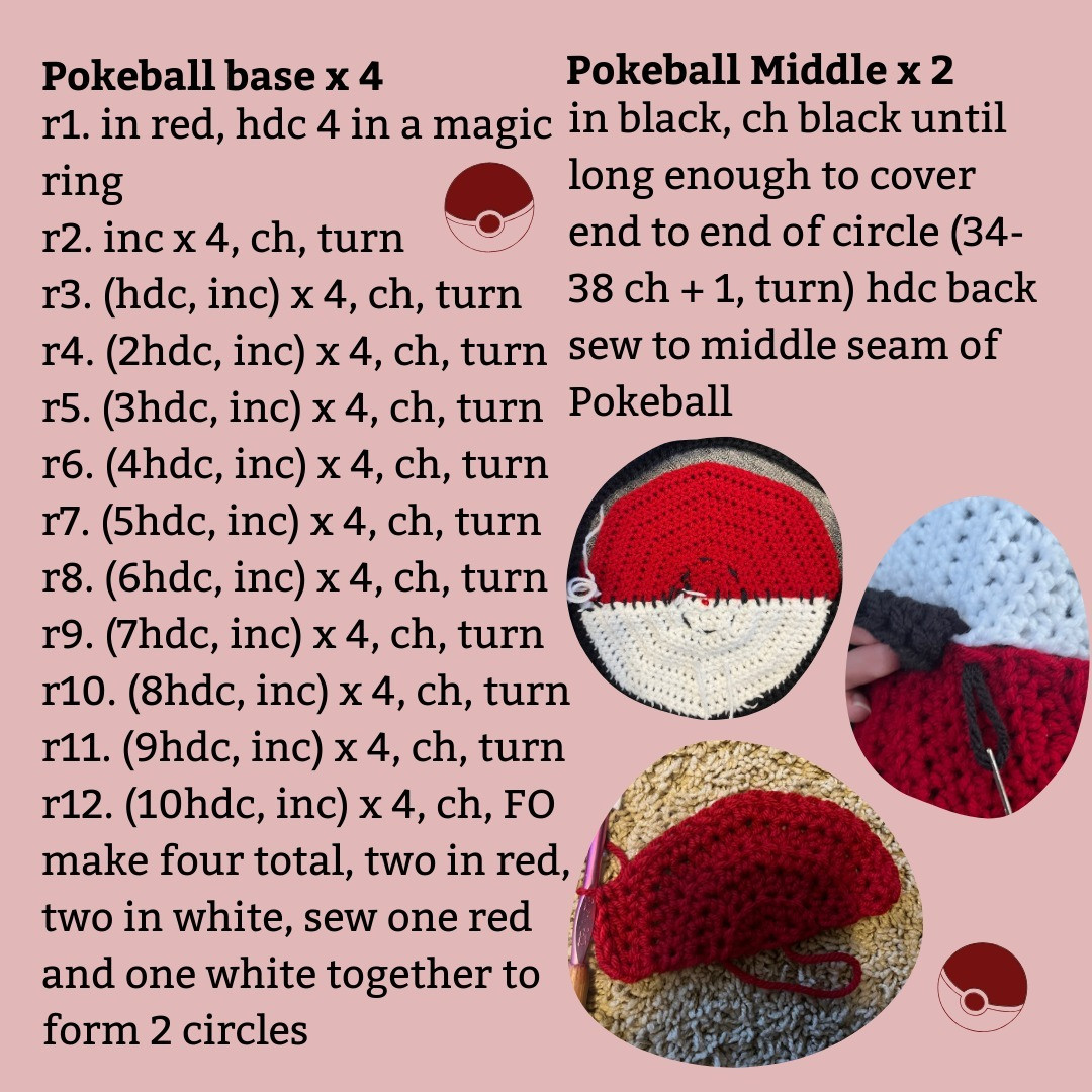 free pokeball bag pattern