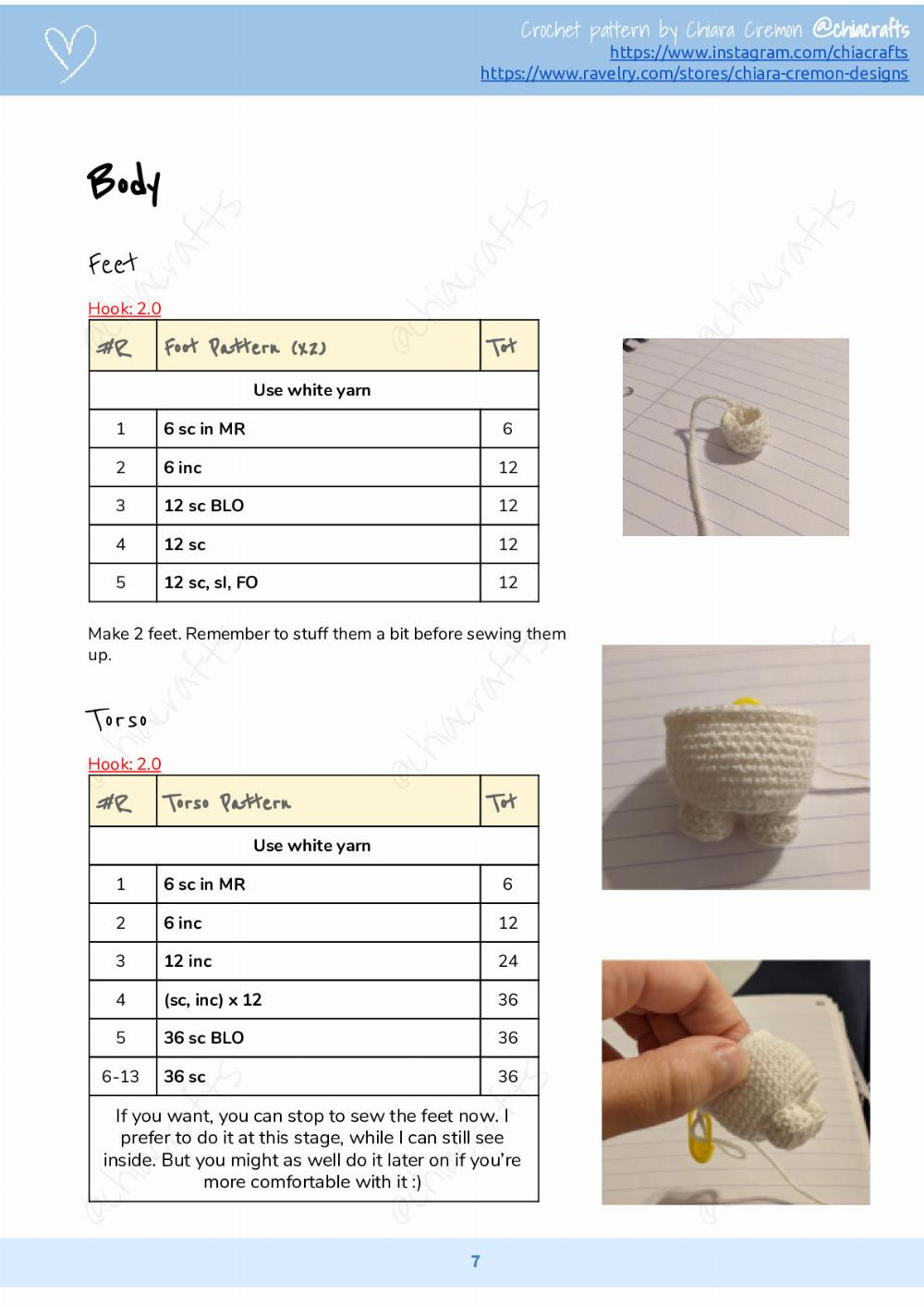 funny olaf Crochet pattern