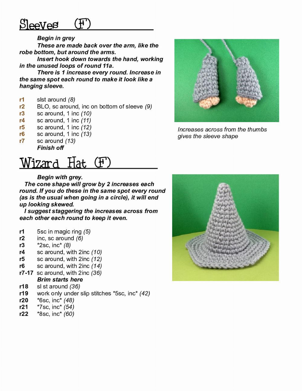 Gandalf the Grey Amigurumi pattern