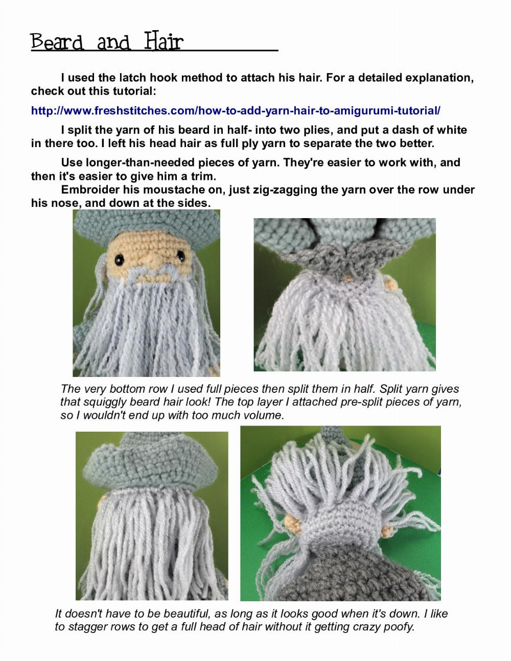 Gandalf the Grey Amigurumi pattern