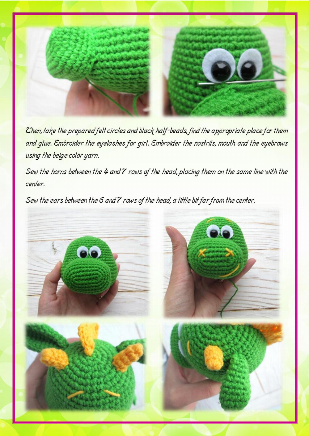 green dragon crochet pattern