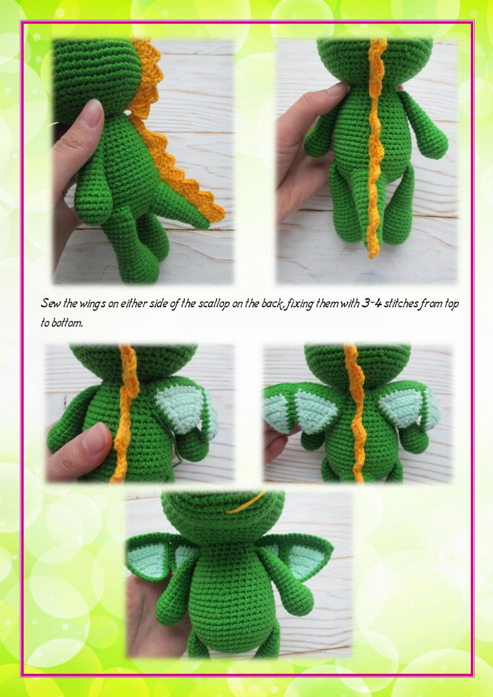 green dragon crochet pattern