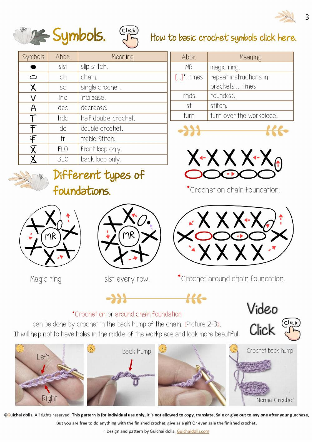 Guichai Pattern Wednesday crochet pattern