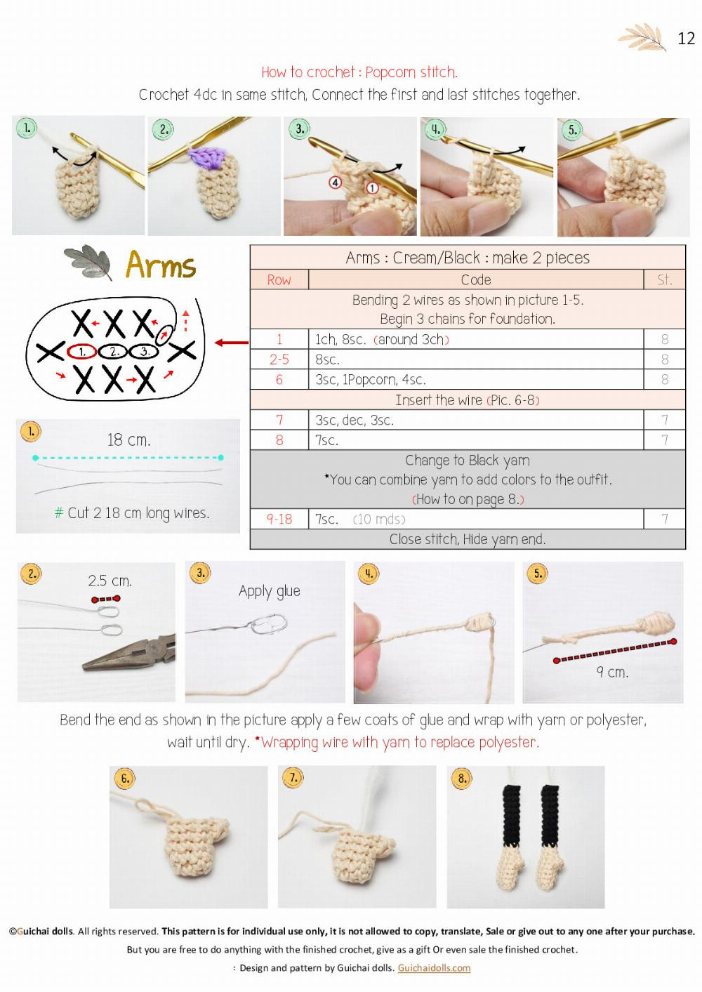 Guichai Pattern Wednesday crochet pattern