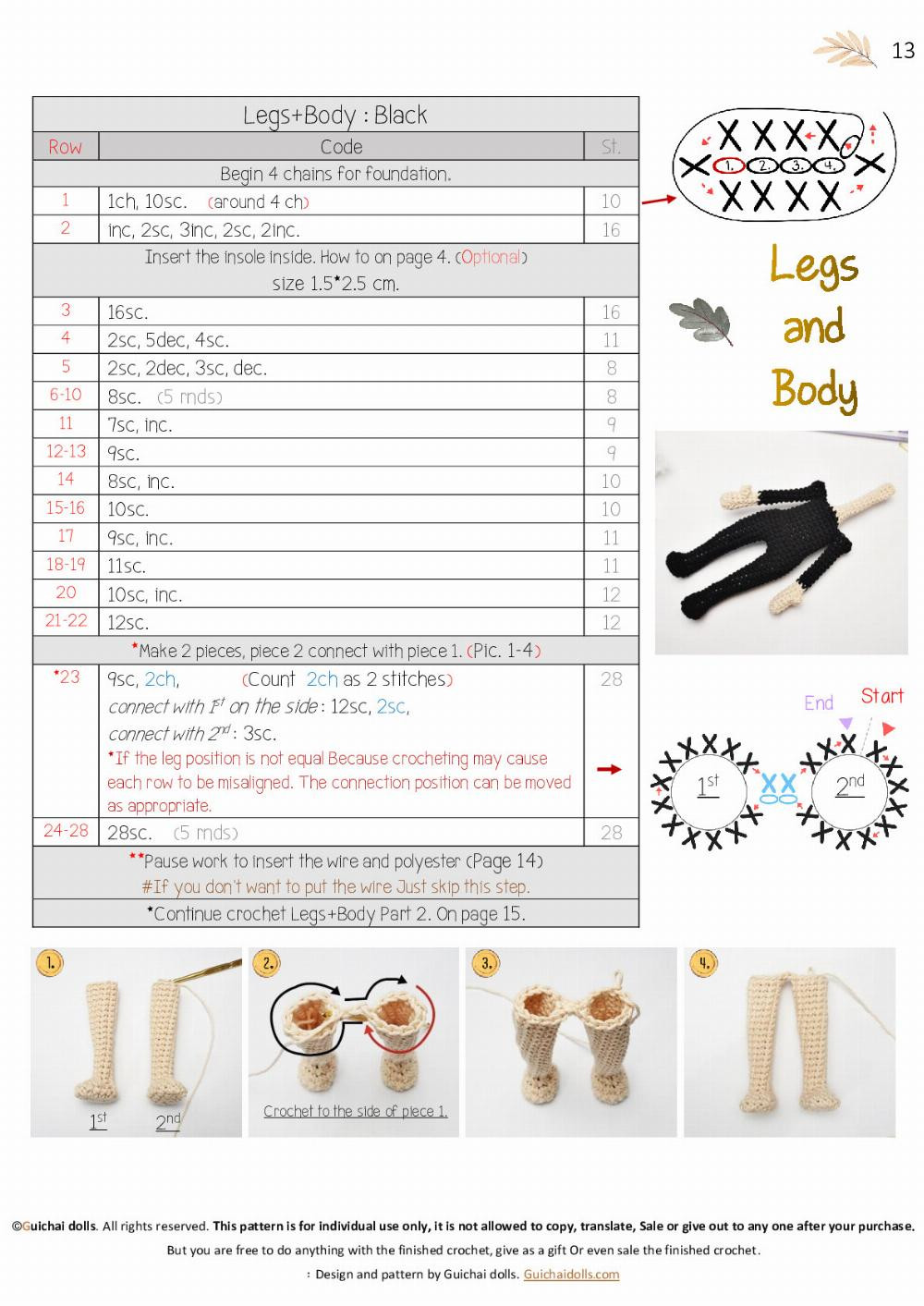 Guichai Pattern Wednesday crochet pattern