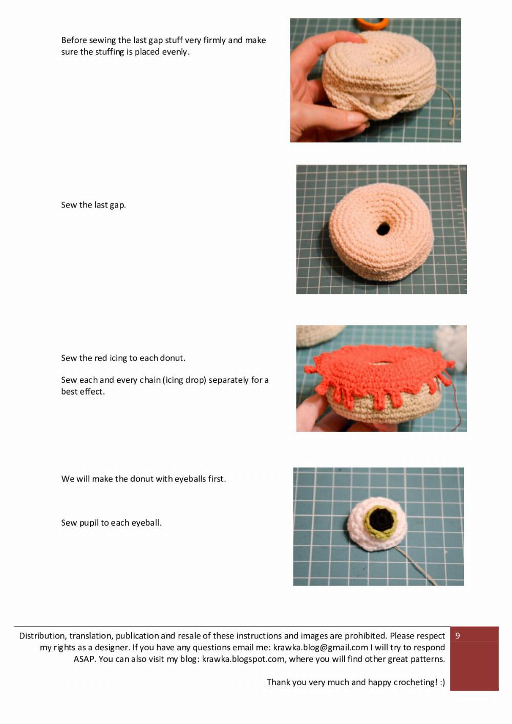 Halloween creepy donuts Kamila "Krawka"