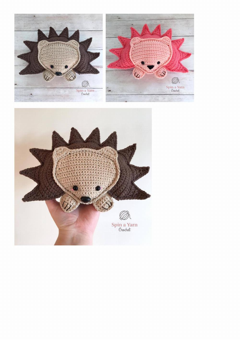 Hedgehog Amigurumi Free Crochet Pattern