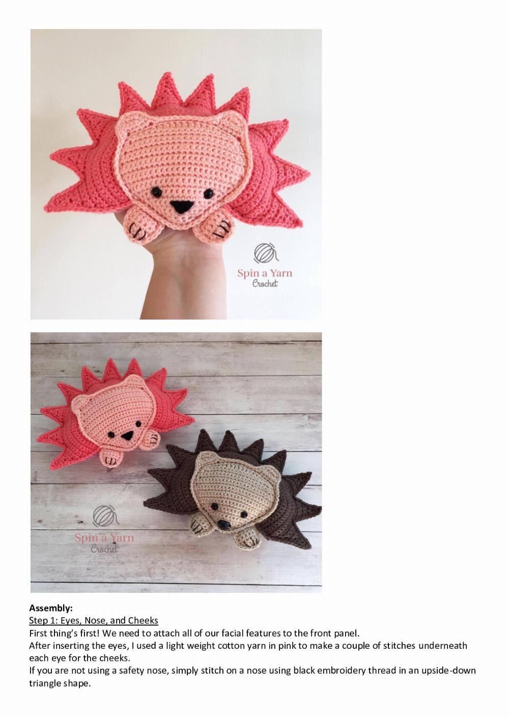 Hedgehog Amigurumi Free Crochet Pattern