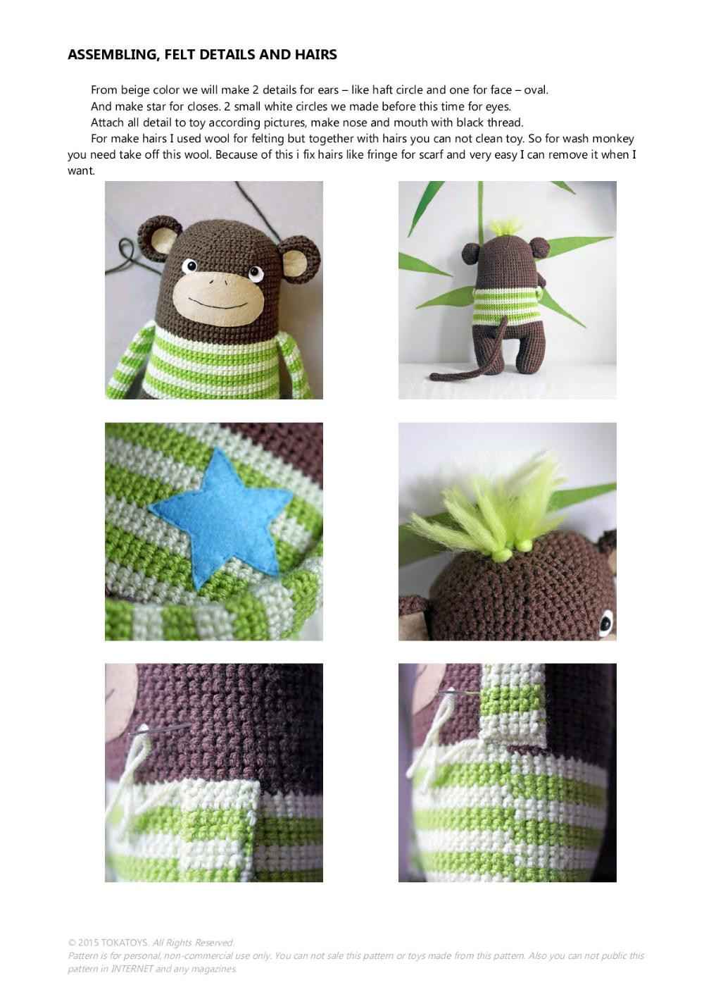 HENRY THE MONKEY pattern