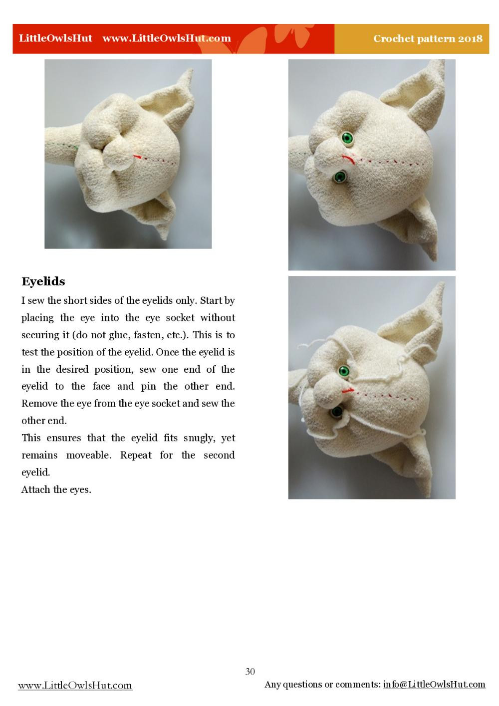 jeremy the cat crochet pattern