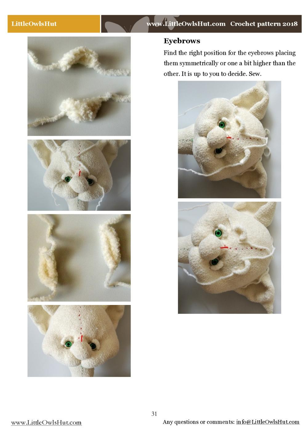 jeremy the cat crochet pattern