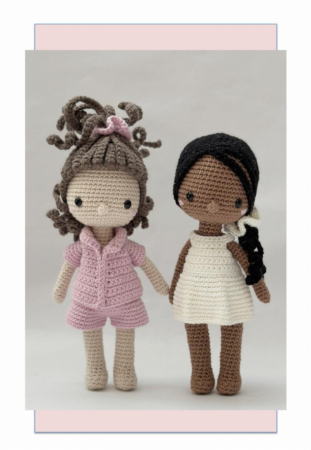 Justine & Lupita doll crochet pattern