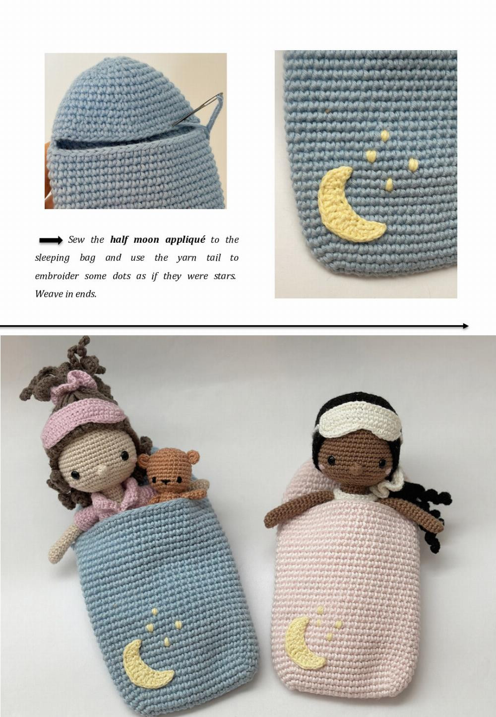 Justine & Lupita doll crochet pattern