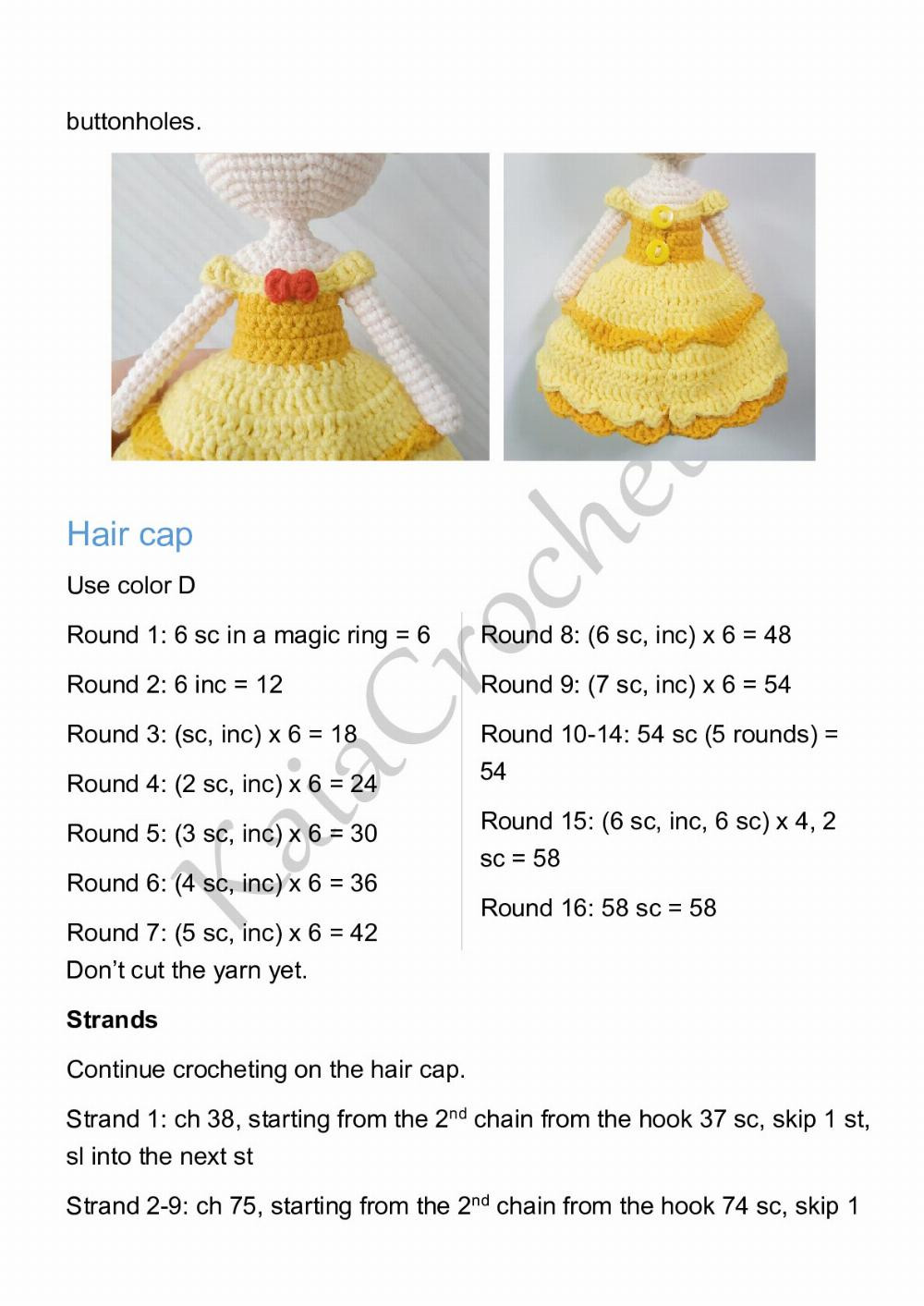 Kaia Crochet Princess Ornaments – Belle Crochet