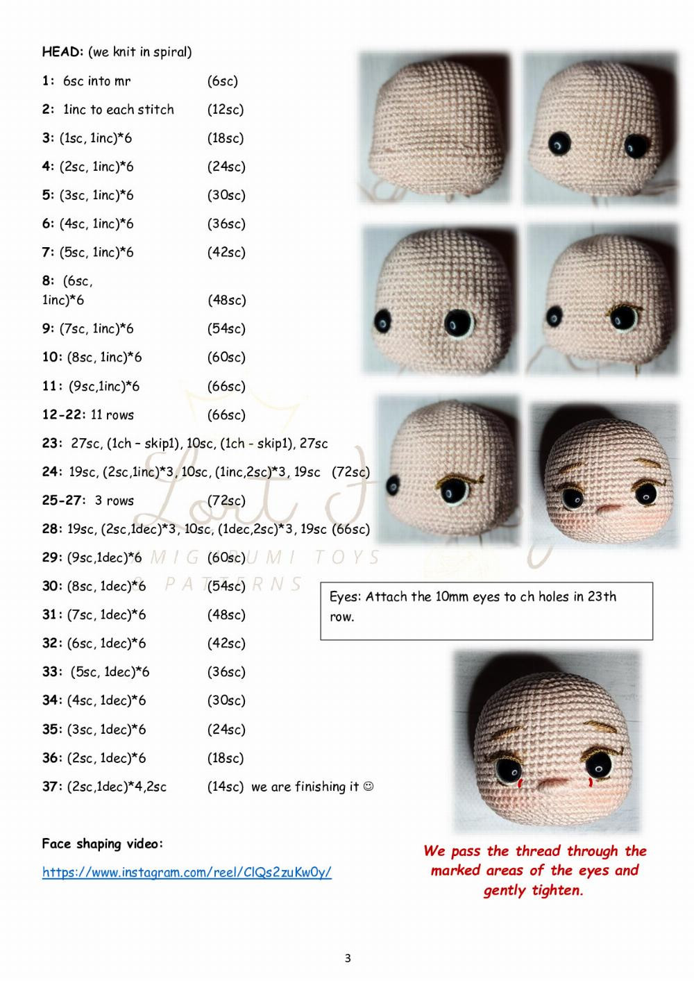 karsu doll crochet patern