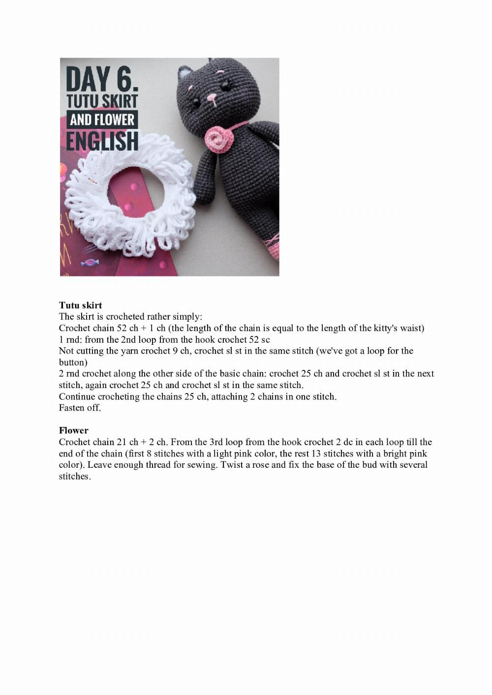 Kitty Milly crochet pattern