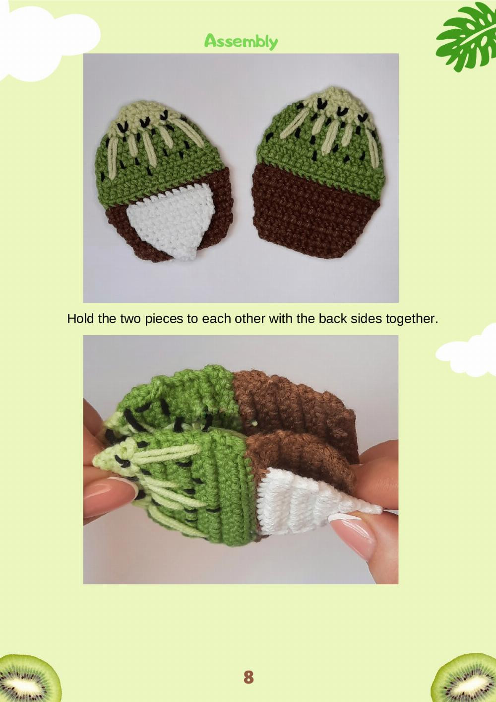 Kiwi gnome Crochet pattern