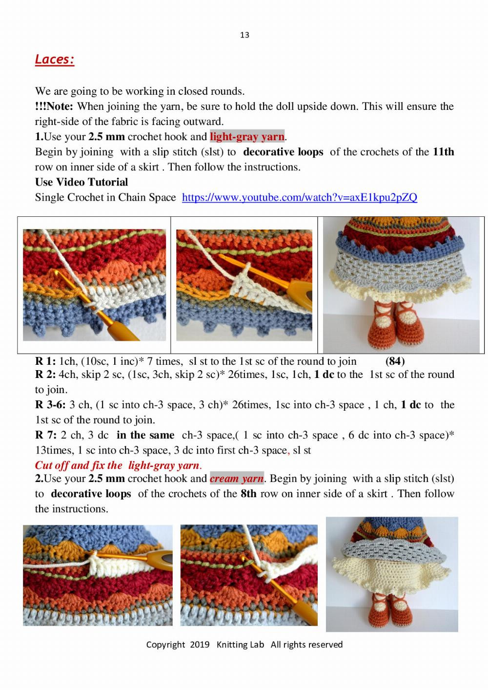 KNITTING LAB PRESENTS DOLL NASTASSJA