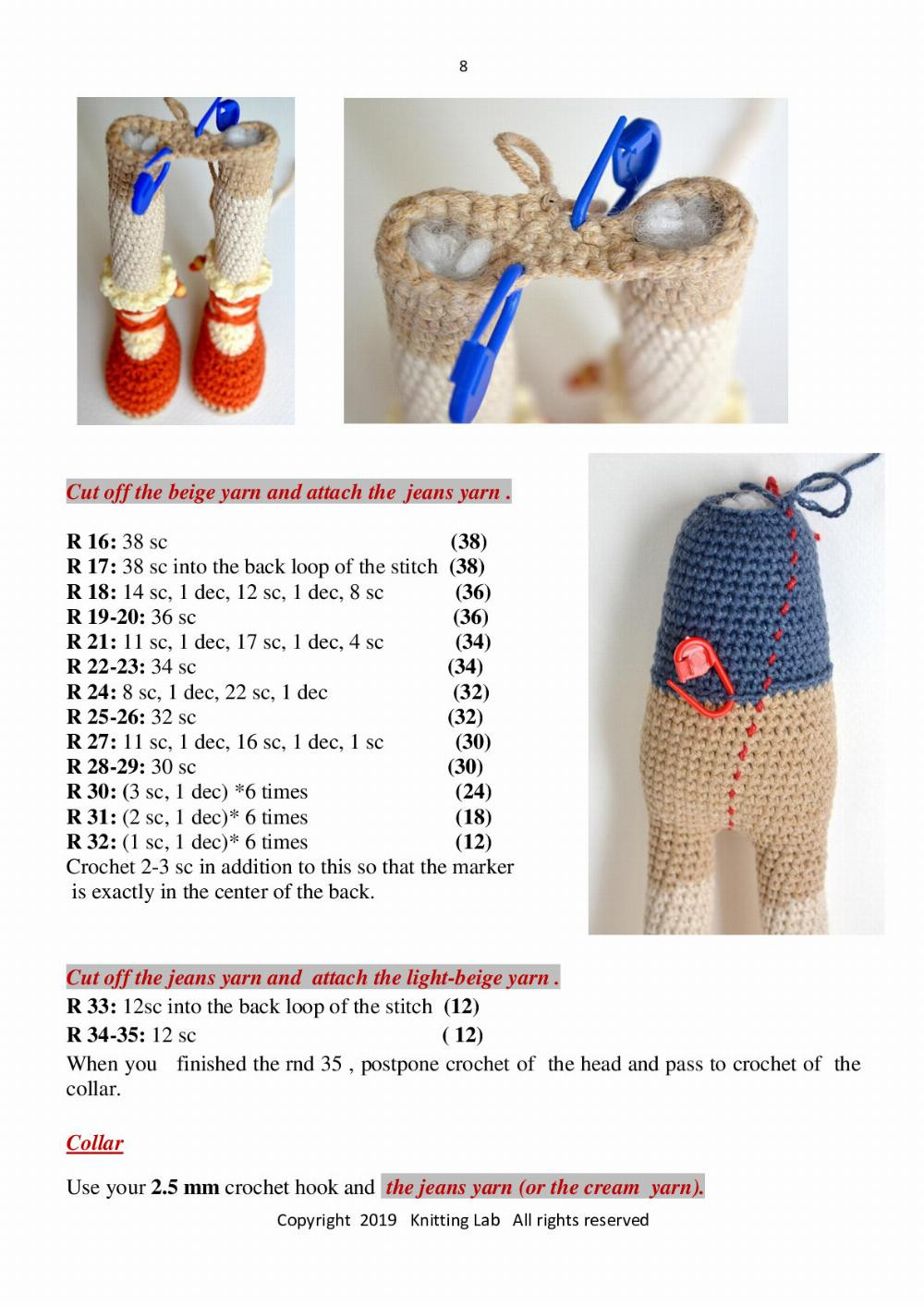 KNITTING LAB PRESENTS DOLL NASTASSJA