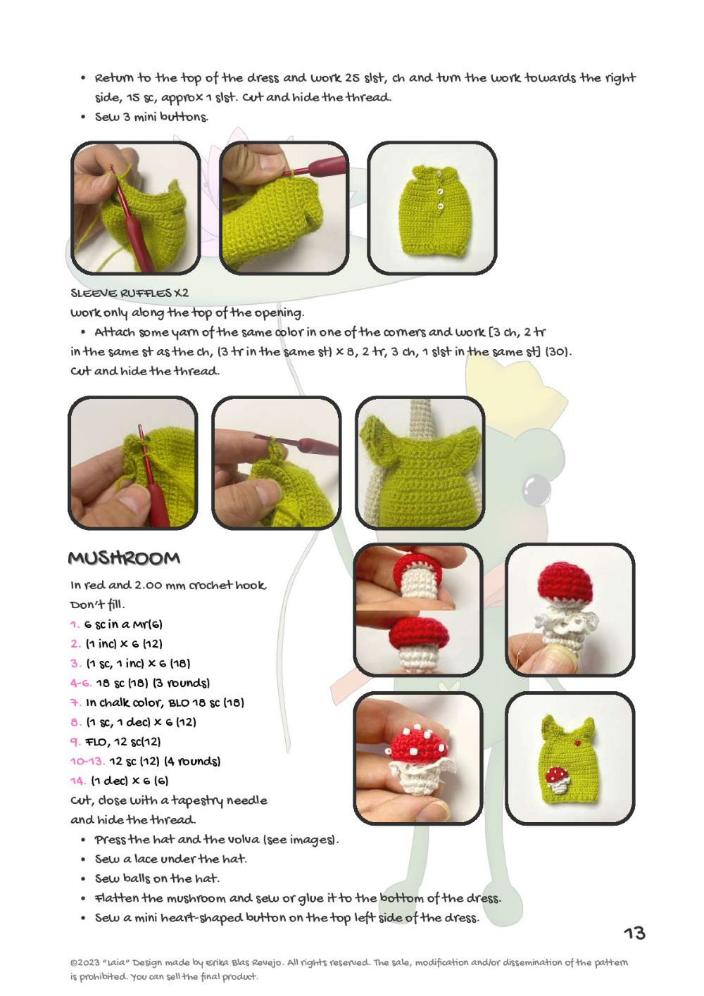 laia doll crochet pattern