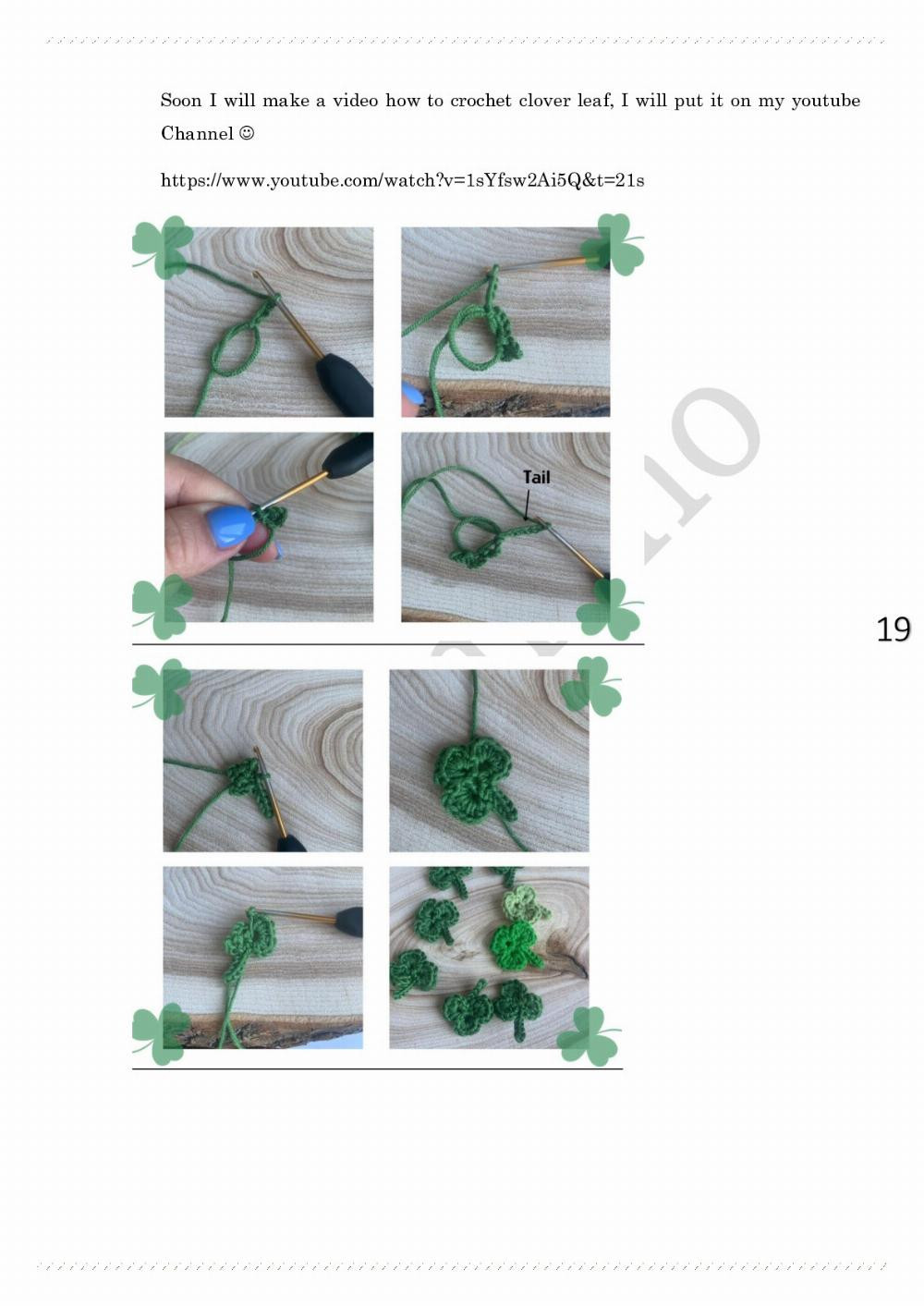 Leprechaun gnome pattern