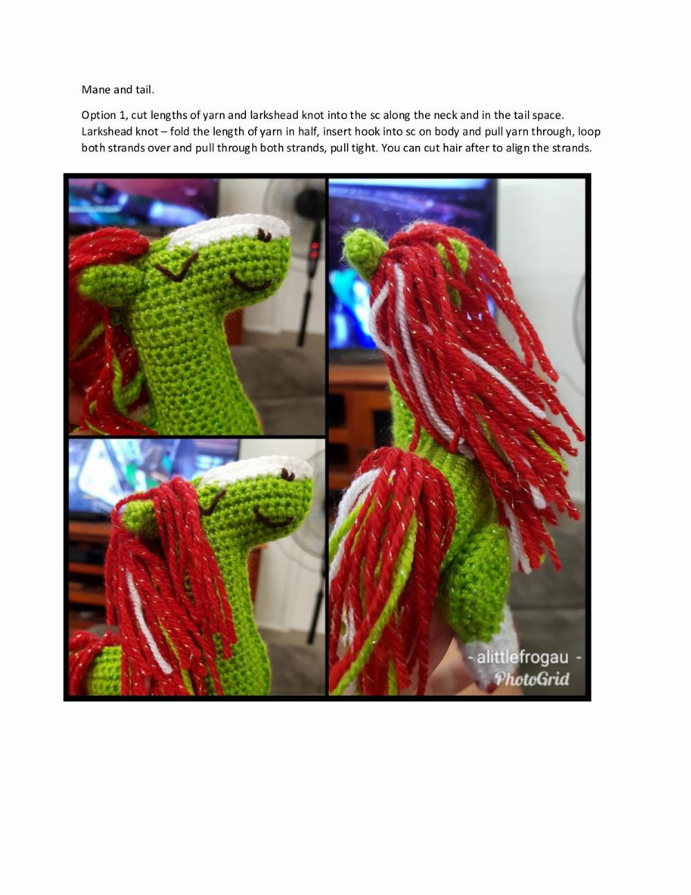 lilly the pony crochet pattern