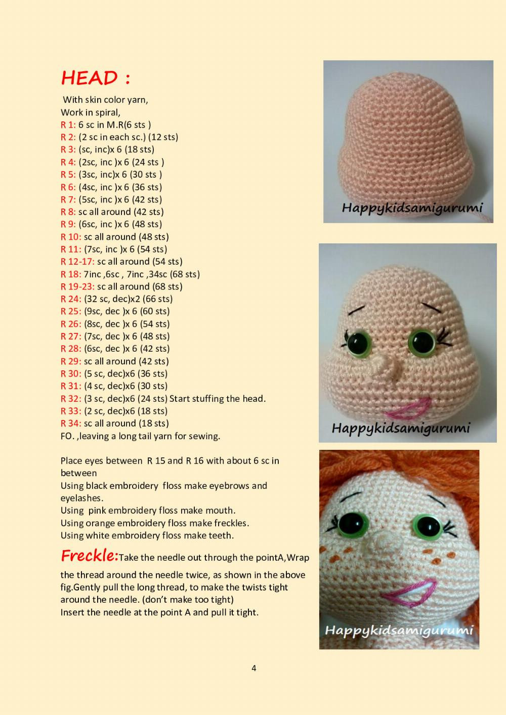 Little Girl Chasing Butterflies crochet pattern