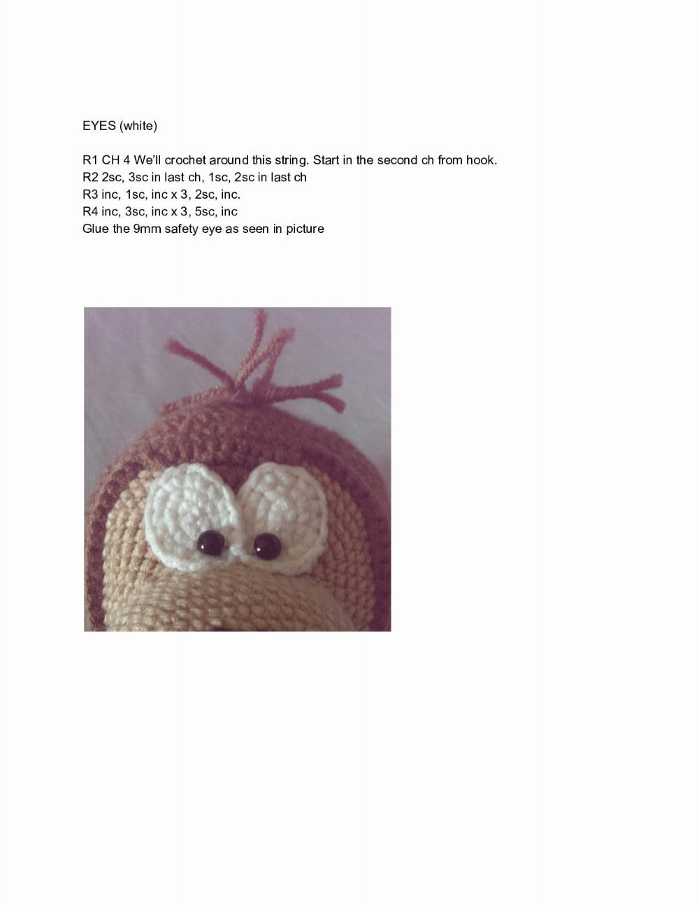 LOVELY MONKEYS crochet pattern