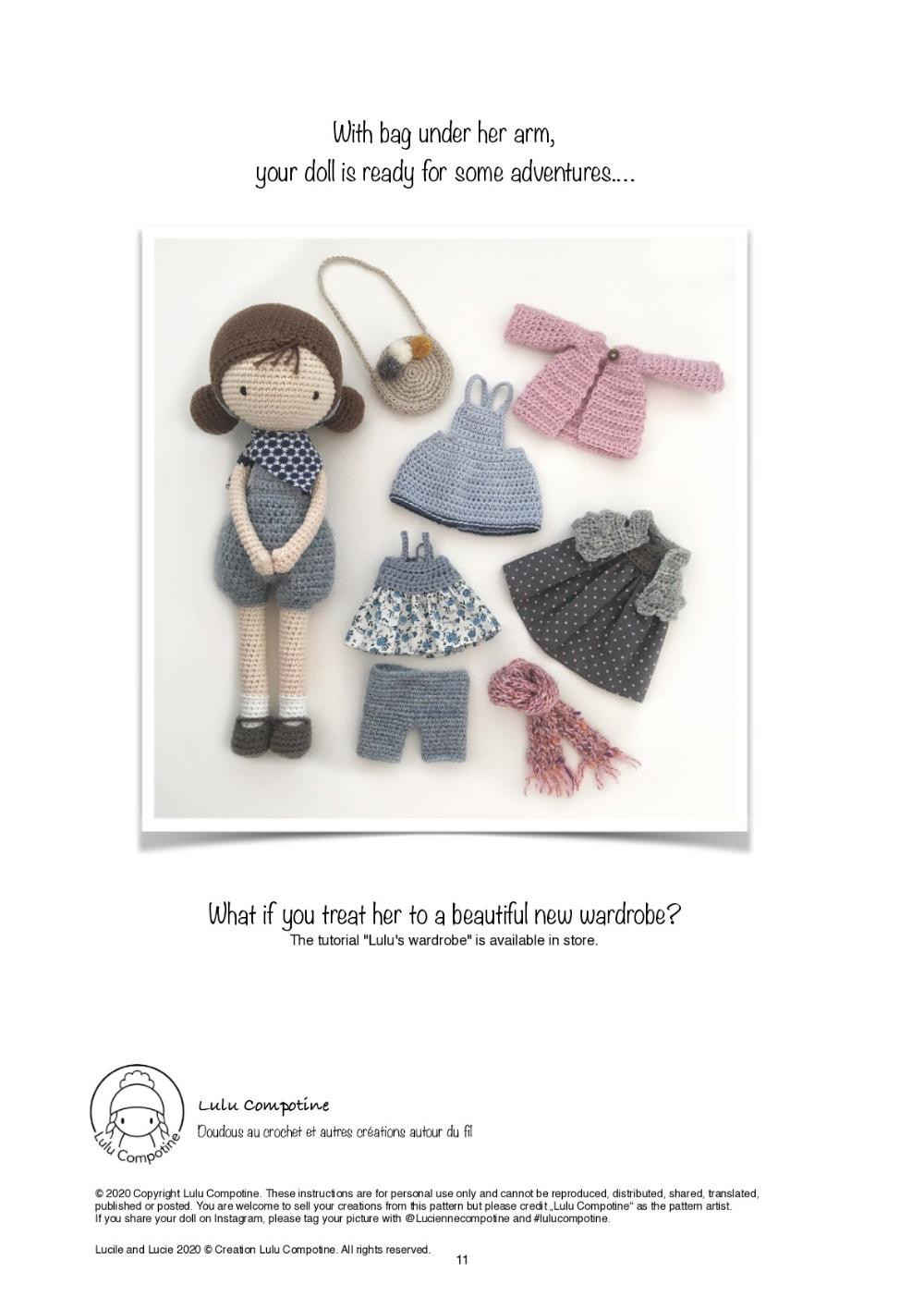 lucile and lucie basic crochet doll pattern