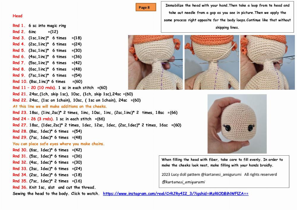 lucy doll pattern