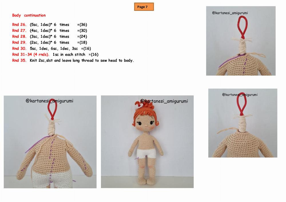 lucy doll pattern