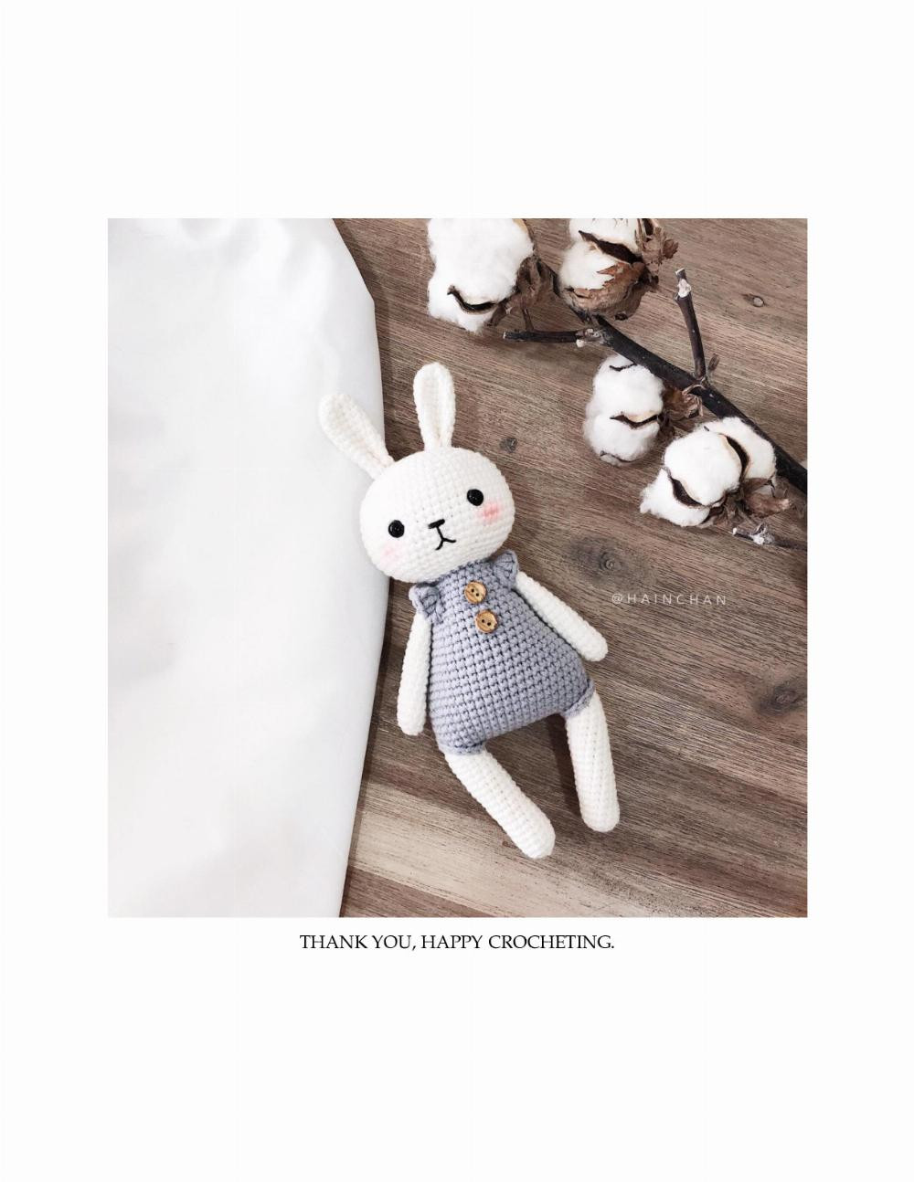 LUCY THE BUNNY crochet pattern