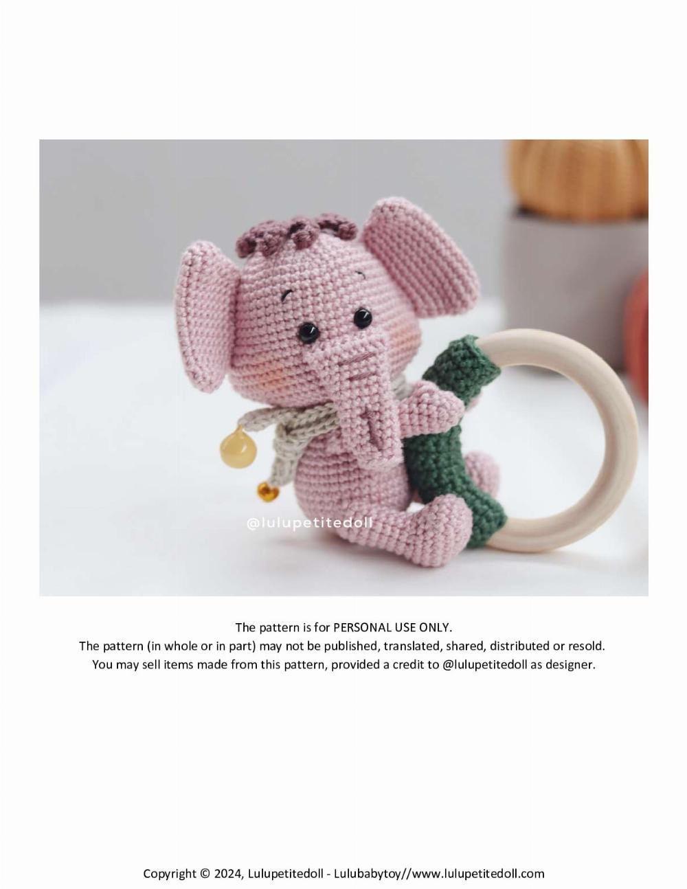 Lumpy Rattle crochet pattern